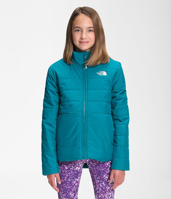 Casaca The North Face Niña Reversible Mossbud Swirl Azules - Peru 24319EJWV